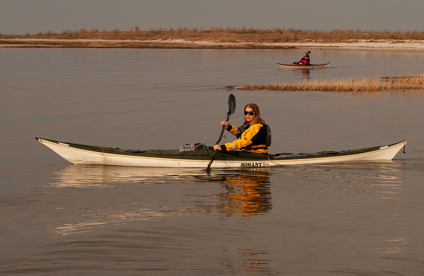 Kayaking near shore
